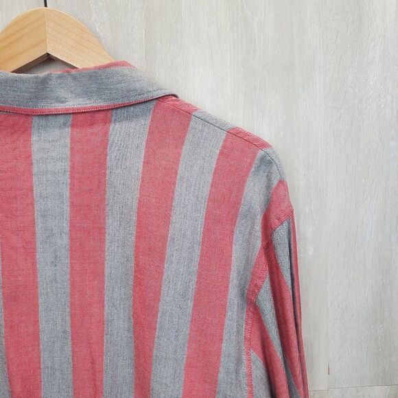 Together Vintage Striped Button Down Shirt G-0184 - Picture 7 of 9